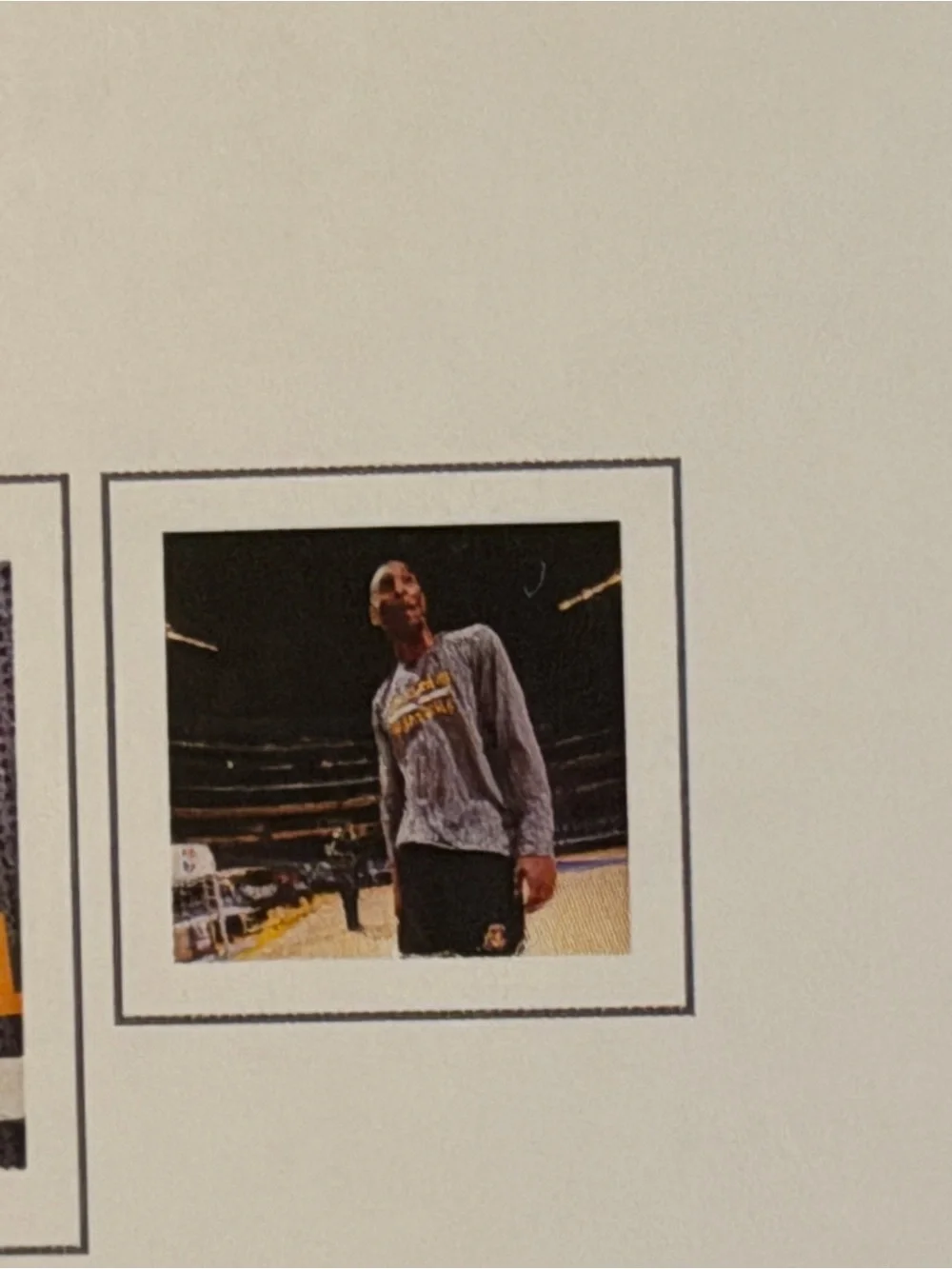KOBE BRYANT 2015-2016 GAME WORN LONG SLEEVE PREGAME SHIRT FROM ASSISTANT COACH